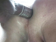 A very elegant and nice shemale with a long cock fucks guy