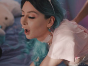 Slutty tgirl Korra Del Rio gets her sweet ass thoroughly reamed