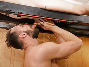 Shemale Daisy Taylor taking hardcore pounding in the train