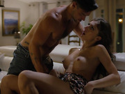 T-Girl pornstar Jade Venus flip fucking in a hardcore anal scene