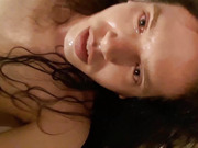 Sissy slave turn himself into an human toilet