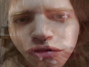 Sissy slave turn himself into an human toilet