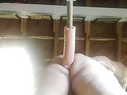 Training my hubby asshole to take a big cock.
