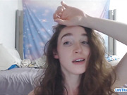 Absolutely stunning amateur tgirl gets fucked live on webcam