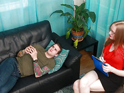 Sex therapist Hailey Lux lets him fuck her tight ass