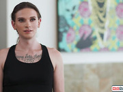 My trans stepsister gets a hardon for me