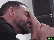 Small tits ladyboy Kasey Kei barebacked