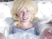 Small cock sissy crossdresser Zia Cristal deep anal fuck