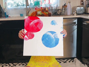 Naked shemale Bailey Jay painting