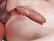 Saphira Blu gets fucked by black tgirl Eros Orisha on the massage table