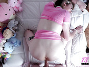 Trans beauty Ashley Aspen getting ass fucked in POV