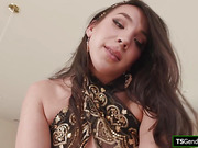 Asian trans masseuse Kasey Kei anal ride