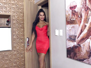 Stunning Indian shemale gives her lover hardcore anal pounding