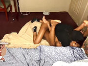 Black shemale gets her big ass railed deep