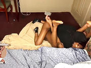 Black tgirl gets her big ass railed deep