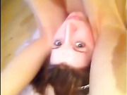 Big cock amateur tgirl self facial