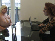 Old English Nanny makes love to her young TS friend