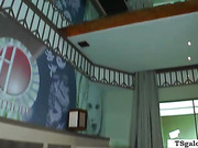 Latina tranny with big cock rams guys ass