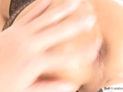 Pretty ladyboy in sexy lingerie gets barebacked