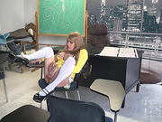 Big dick Jesse stroking in college