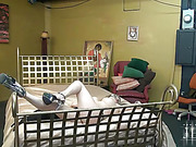 Masked Jesse rock hard on the bed