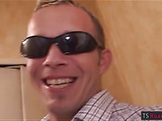 Big boobs tranny Karen screwed by 2 men