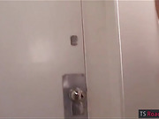 Big boobs tranny Karen screwed by 2 men