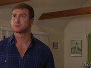 TS Beauty Aubrey Kate assfucked and face jizzed