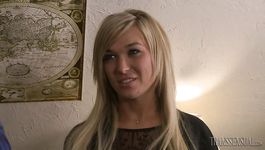 TS Beauty Aubrey Kate assfucked and face jizzed