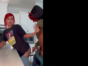 Cute redhead amateur shemale gets fucked dressed up