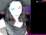 crazy witch DaniTheCutie fucks herself on Halloween night