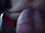 testicles rubbing on table