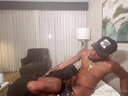 Busty black shemale gets her big ass railed by BBC