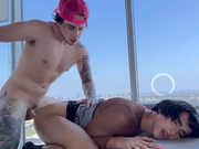 Femboy gets her asshole stretched by BWC