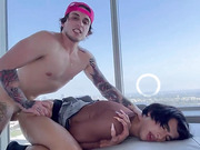 Femboy gets her asshole stretched by BWC