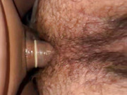 Shemale fucks her chastity slave