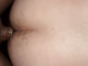 Shemale fucks her chastity slave