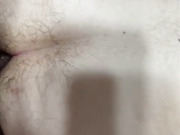 Shemale fucks her chastity slave