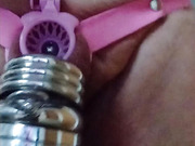 new chastity fish basket plug in the urethra heavy metal rings on the