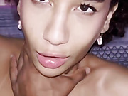 Scorching hot gorgeous TGirl in passionate sex wIth BBC boyfriend