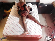 TS Evelyn Frazao gets her big tranny ass banged by young stud