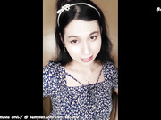 you love to smell DaniTheCutie's feet, your pretty trans gf