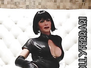 Super hot shemale brunette creampies masked guy