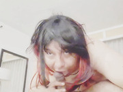 Sucking a big cock and i love it