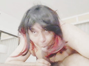 Sucking a big cock and i love it