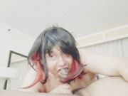 Sucking a big cock and i love it