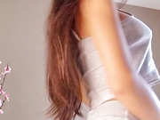 german half-thai transgirl toys her ass and fucks fleshlight