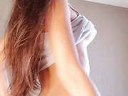 german half-thai transgirl toys her ass and fucks fleshlight