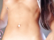 german half-thai transgirl toys her ass and fucks fleshlight