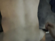 Amateur gets fucked by shemale balls deep in homemade video and cums